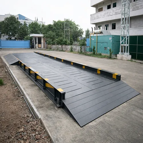 Heavy duty weighbridge platform